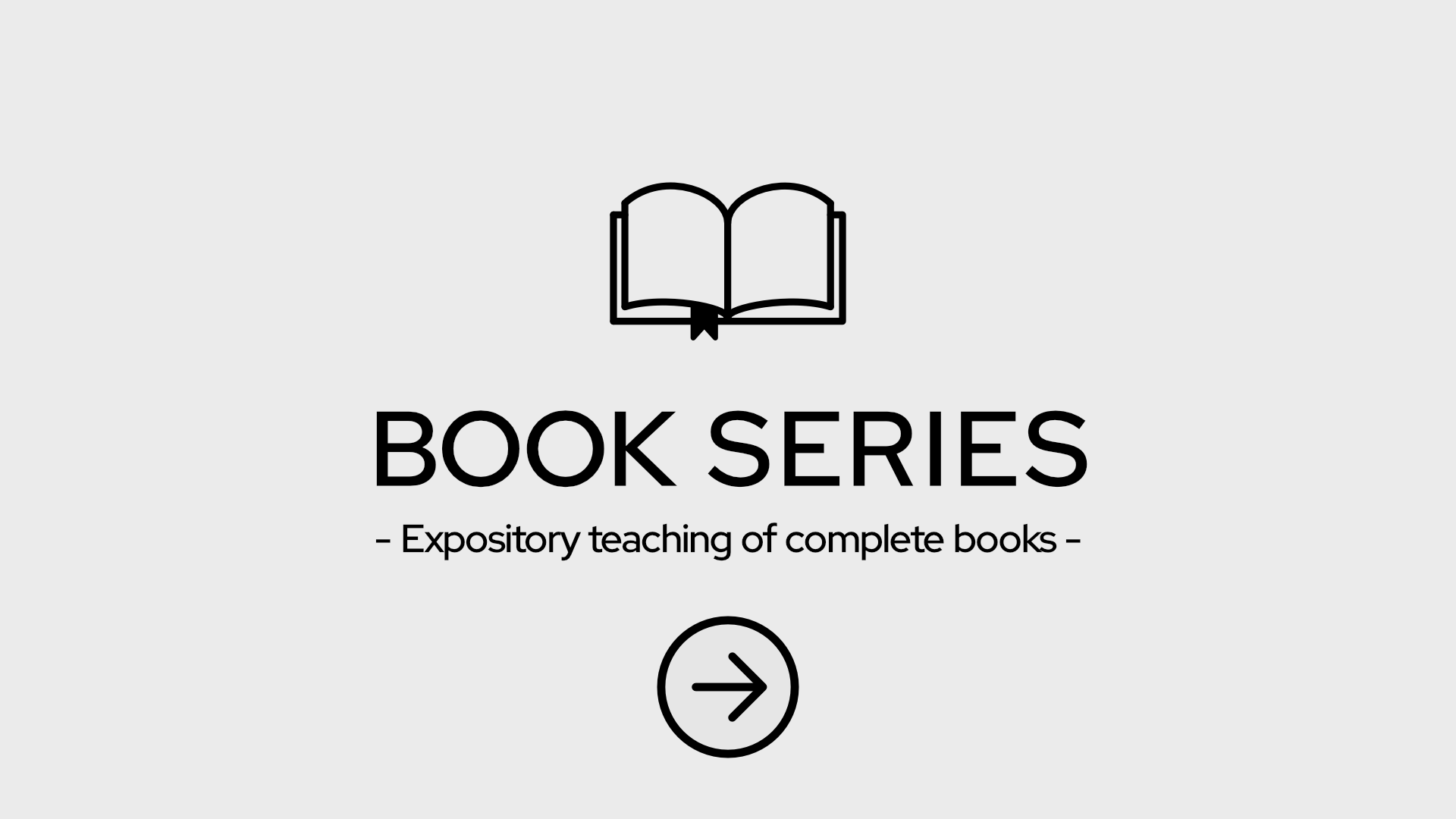 Search our media library for messages by book of the Bible